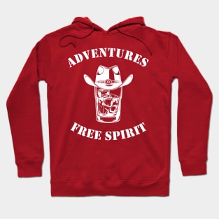Cowboy Whiskey. Adventures of Free Spirit Hoodie